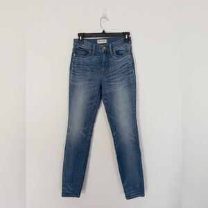 Madewell High Riser Skinny jeans 26” waist, 11” rise, 26” inseam